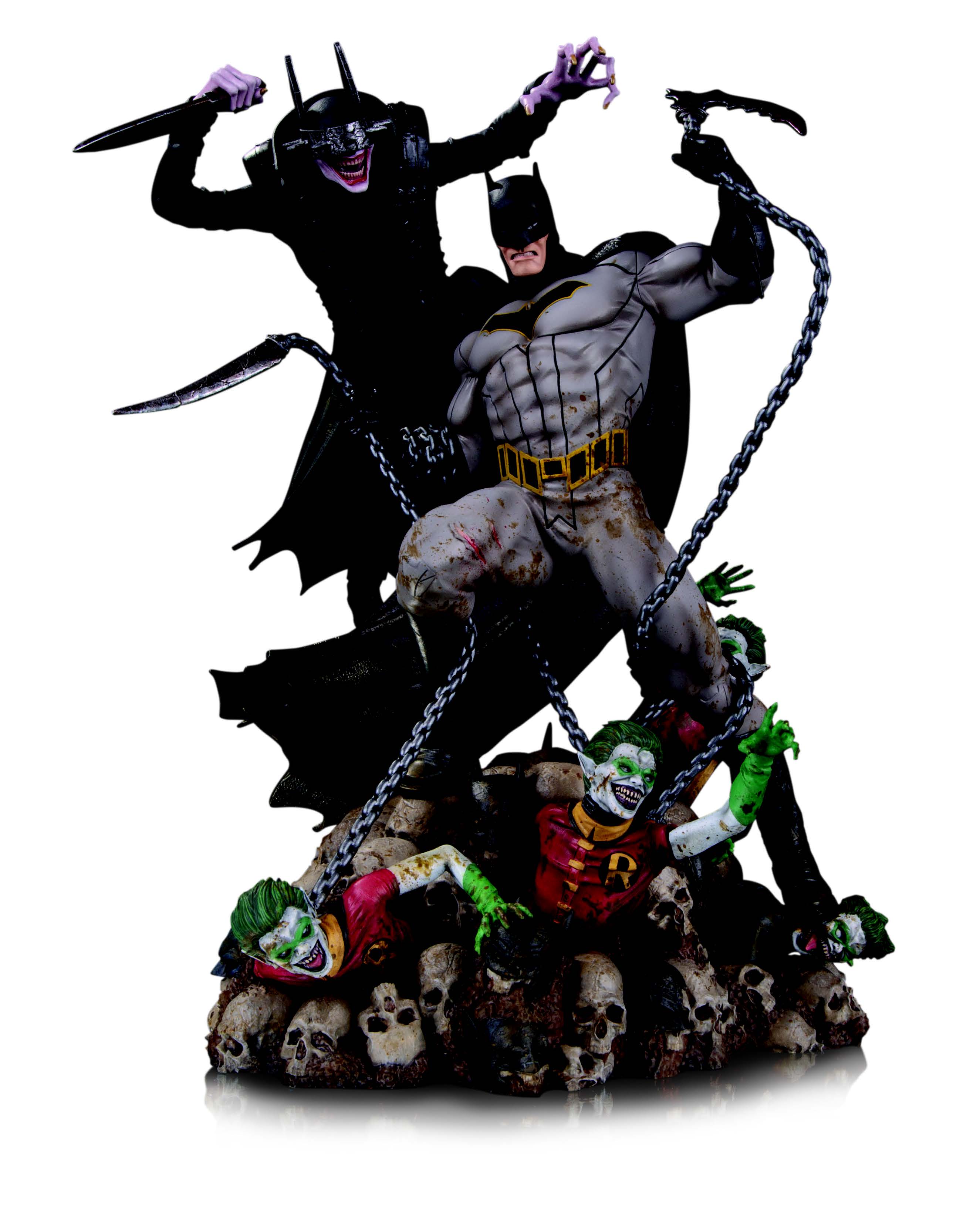 DC Comics The Batman Who Laughs vs Batman Battle Statue