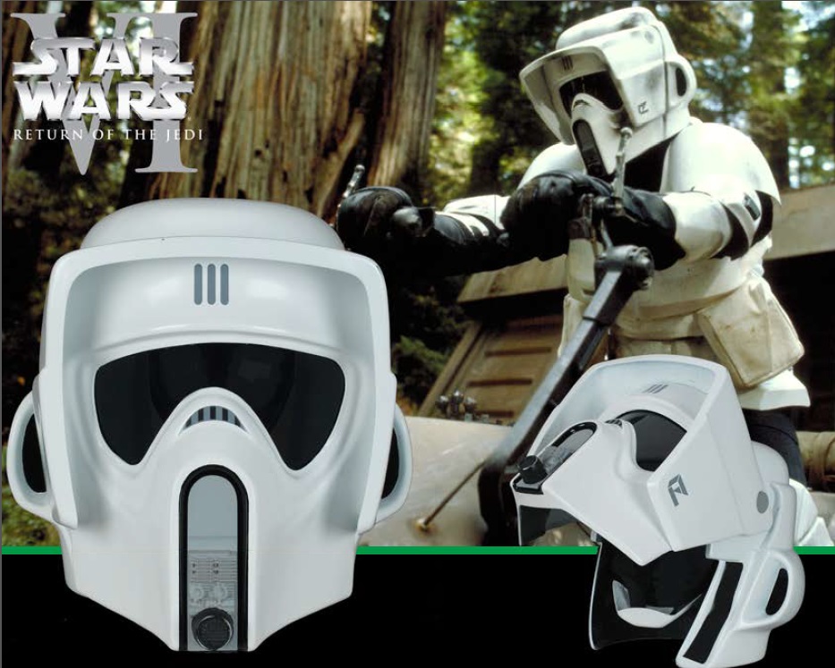 star wars scout trooper motorcycle helmet.