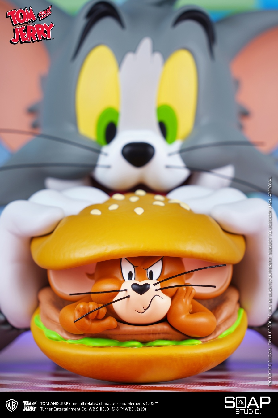 Tom and Jerry Tom and Jerry Burger Vinyl Bust