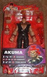 Street Fighter Series 4 Akuma Action Figure red Hair