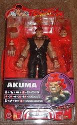 Street Fighter Series 4 Akuma Action Figure red Hair