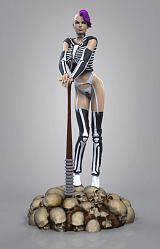 Trick or Treat Hot Chicks Squad Statue 1/4 Skelly 51 cm