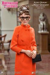 Breakfast at Tiffanys: Audrey Hepburn - Orange Dress 1:6 Scale F