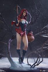 Fairytale Fantasies: Red Riding Hood Statue
