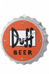 Simpsons Wanduhr Duff Beer