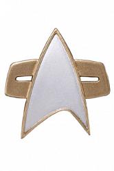 Star Trek Replik 1/1 Kommunikationsabzeichen der Sternenflotte (