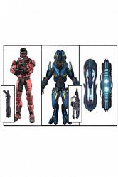 Halo Reach Serie 6 Actionfiguren Deluxe Box Set Invasion 17 cm