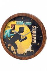 Tim und Struppi Wanduhr Full Moon