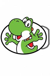 Super Mario Bros. Gürtelschnalle Yoshi