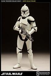 Star Wars Deluxe Actionfigur 1/6 Shiny Clone Trooper 32 cm