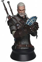 Witcher 3 Wild Hunt Büste Geralt Playing Gwent 23 c