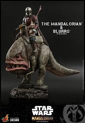 Star Wars: The Mandalorian - Mandalorian and Blurrg 1:6 Scale Fi
