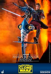 STAR WARS: The Clone Wars - Actionfigur 1/6 Anakin Skywalker & S