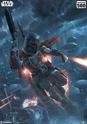 Star Wars: Mythos - The Mercenary Unframed Art Print