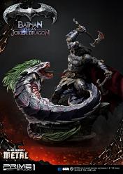 DC Comics: Dark Knights Metal - Batman vs Joker Dragon Statue
