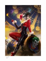 DC Comics: Harley Quinn and the Joker Unframed Art Print