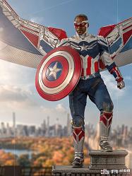 CAPTAIN AMERICA SAM WILSON COMPLETE VERSION STATUE BY IRON STUDI