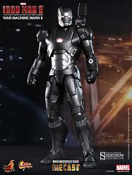 Iron Man 3 MMS Diecast Actionfigur 1/6 War Machine Mark II 30 cm