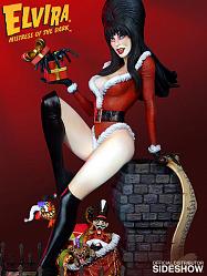 Elvira Mistress of the Dark Maquette Elvira Scary Christmas 46 c