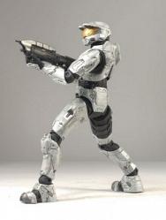 Halo 3 Serie 1 Spartan Soldier (weiss) 15cm Actionfigur