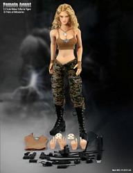 1:6 Female Agent Figur