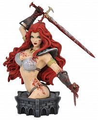 Women Dynamite: Arthur Adams Blood Variant Red Sonja Bust