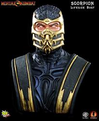 Mortal Kombat 9: Scorpion 1:1 Life Size Bust