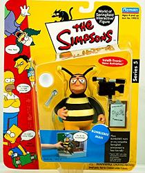 The Simpsons Series 5 Playmates Action Figure Bumblebee Man