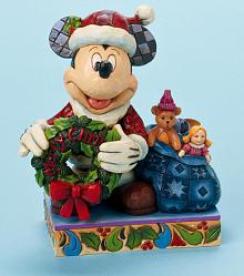 Figur Micky Maus - Merry Christmas - Design v. Jim Shore, 23,5 c