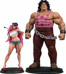 Street Fighter: Mad Gear Exclusive Hugo and Poison 1:4 Scale Sta