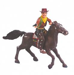 Cowboy mit gelbem Halstuch, 8 cm