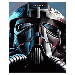 Star Wars TIE Fighter Pilot Small Canvas Giclee Print