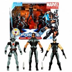 Hasbro Year 2010 Marvel Universe Series 3 SHIELD 3 Pack 4 Inch T