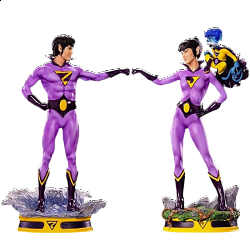 Wonder Twins - Zan, Jayna & Gleek 1/10th Scale Statue 2-Pack (20