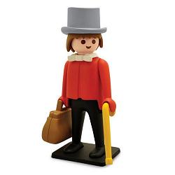 Kunstharzfigur Plastoy Playmobil Der Banker, 25cm