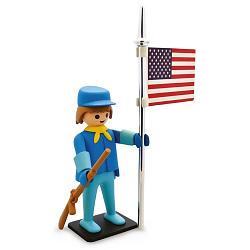 Kunstharzfigur Plastoy Playmobil Der US Soldat, 21cm
