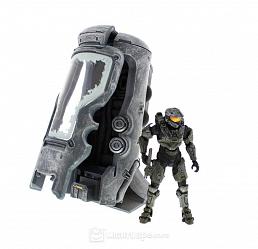 Halo 4 Master Chief in UNSC Cryotube Deluxe Action Figure Set