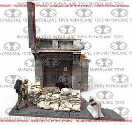 The Walking Dead: Jersey Barrier And Sand Bags Building Set