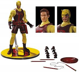 Marvel Universe Actionfigur 1/12 Yellow Daredevil Previews Exclu