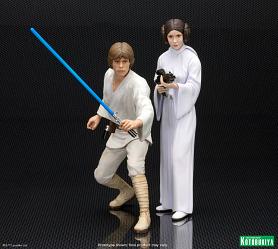 Star Wars ARTFX+ Statuen Doppelpack Luke Skywalker & Prinzessin
