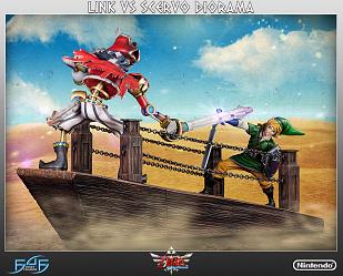 Legend of Zelda-Skyward Sword: Link vs Scervo Diorama regular ed