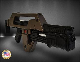 Aliens Replik 1/1 Pulse Rifle Brown Bess Weathered Ver. 68 cm