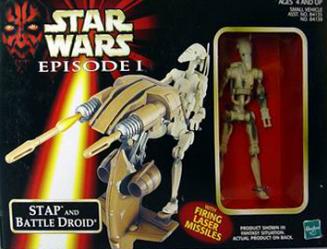 Stap mit Battle Droid