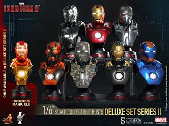 Iron Man 3 Büsten 1/6 11 cm Deluxe Set Serie 2 (8)