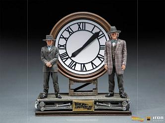 Back to the Future 3: Deluxe Marty and Doc at the Clock 1:10 Sca