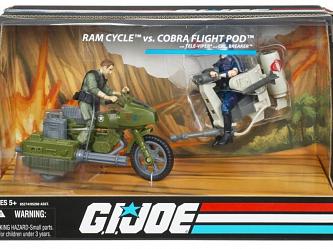 G.I. Joe 25th Anniversary RAM Cycle/Cobra Flight Pod