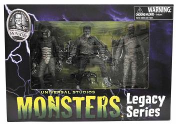 Universal Monsters B&W Figure Set 2