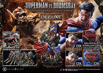 SUPERMAN VS DOOMSDAY CONCEPT BY JASON FABOK DX BONUS VERSION