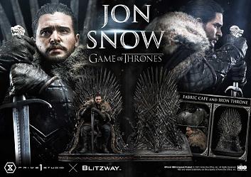 Jon Snow on Throne Statue