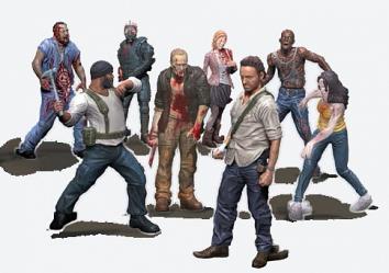 The Walking Dead TV series: Building Sets - Blind Bag Figure ser